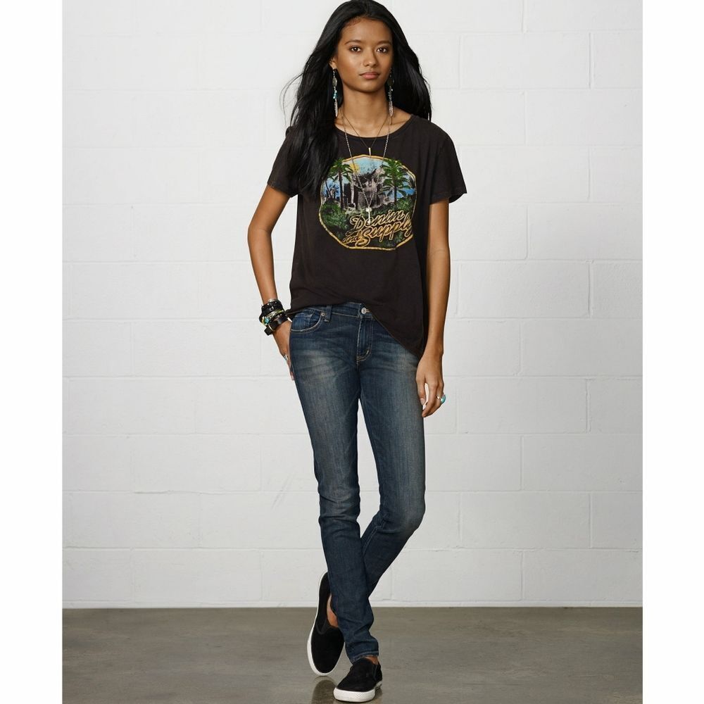New! RALPH LAUREN Denim & Supply Women's Straight Leg Jeans Denim Blue - Picture 6 of 10